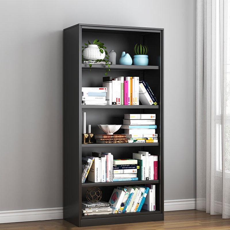 Modern Closed Back Shelf Bookcase Shelves Included for Home Office