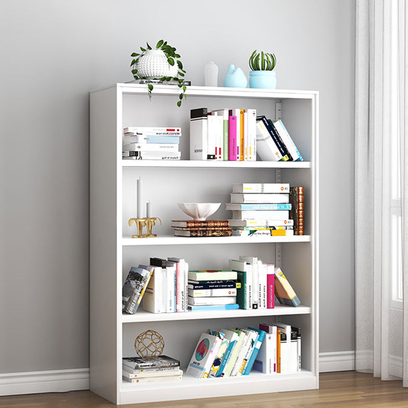 Modern Closed Back Shelf Bookcase Shelves Included for Home Office