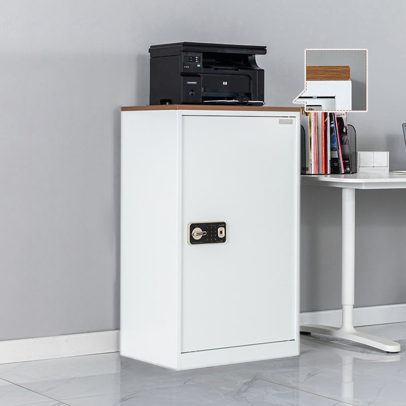 Medieval Modern Cabinet Metal Frame Key Locking File Cabinet
