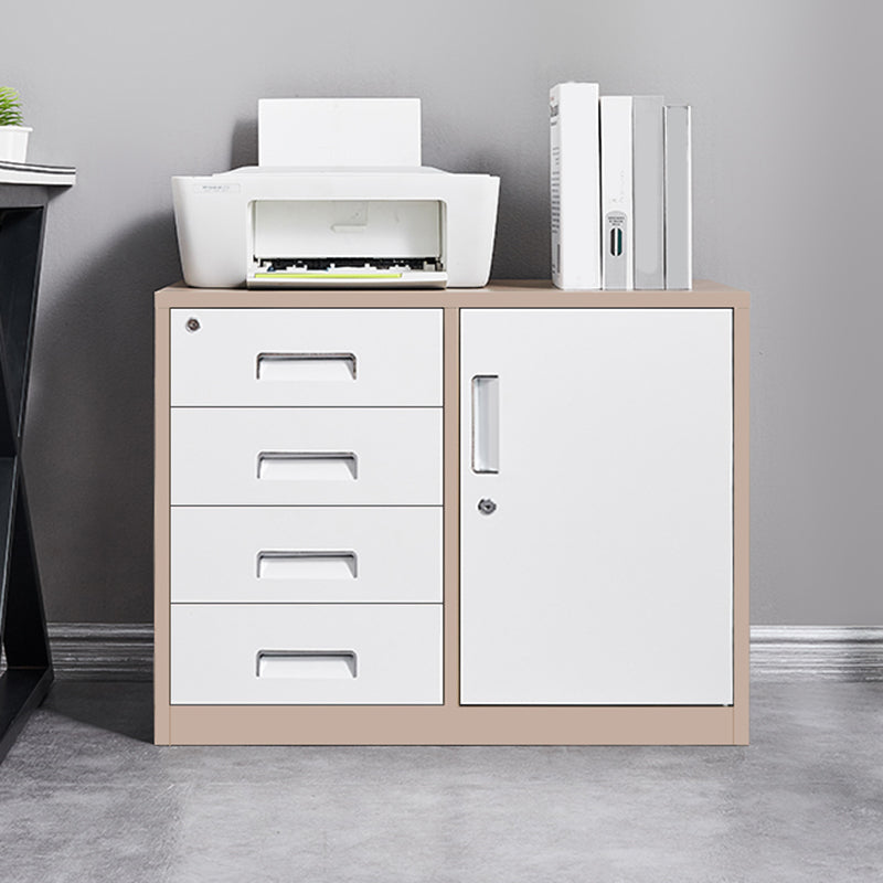 Modern Style File Cabinet Metal Frame Lock Storage Filing Cabinet