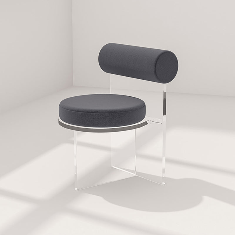 Modern Simple Side Chair Plastic Frame Side Dining Chair for Dining Room
