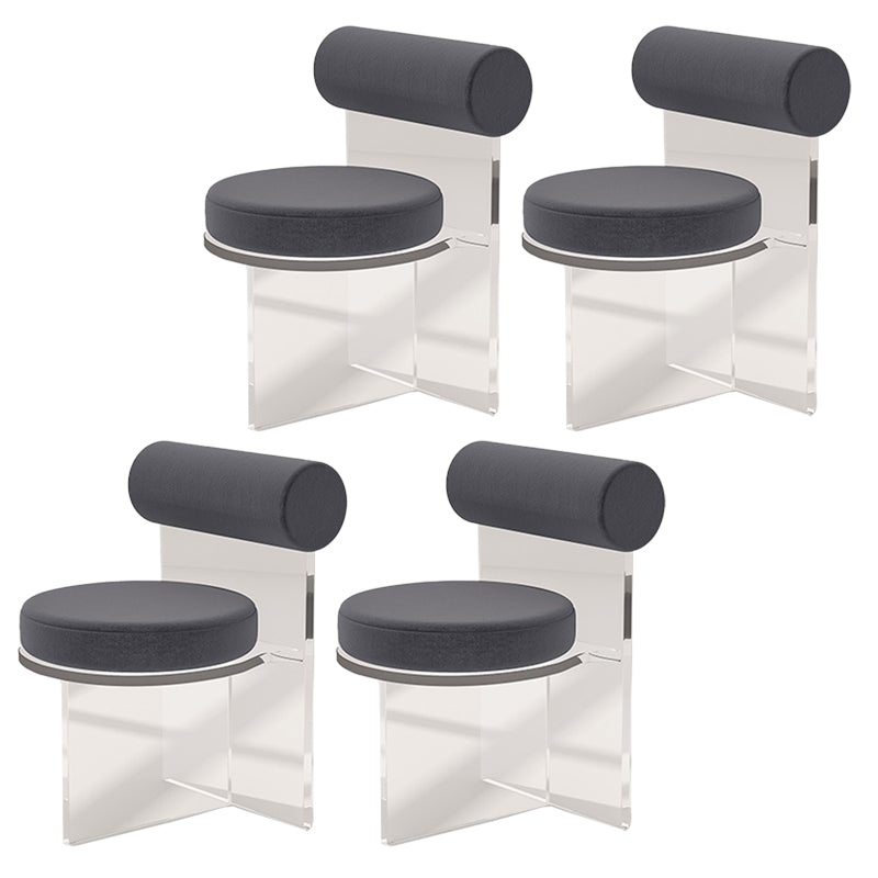 Modern Simple Side Chair Plastic Frame Side Dining Chair for Dining Room