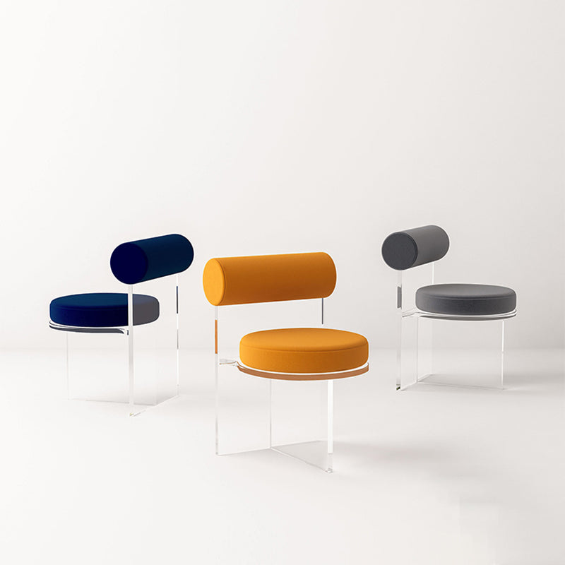 Modern Simple Side Chair Plastic Frame Side Dining Chair for Dining Room