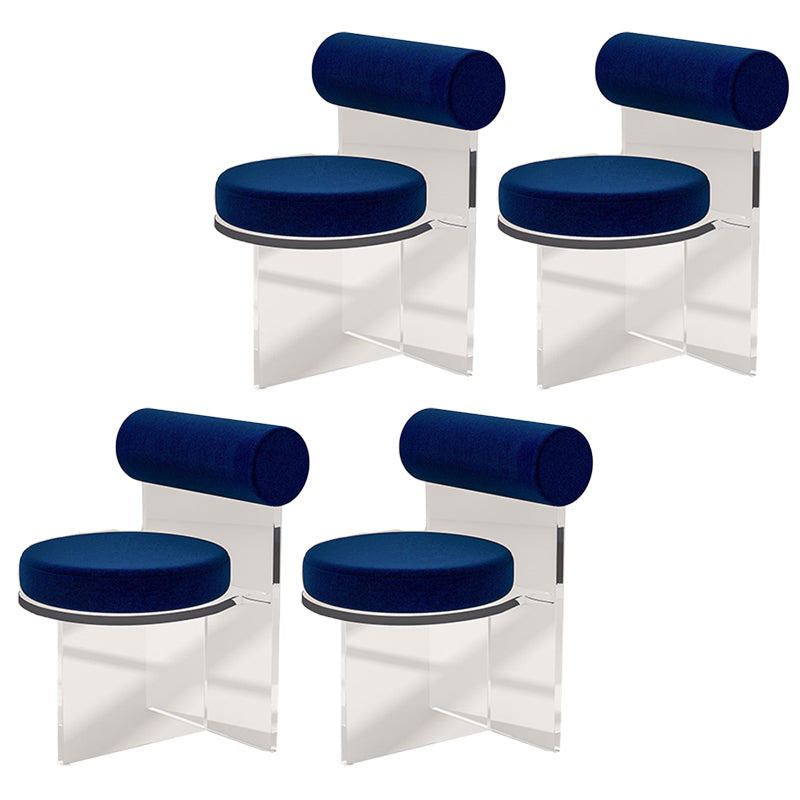 Modern Simple Side Chair Plastic Frame Side Dining Chair for Dining Room