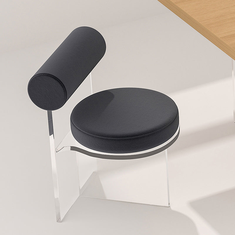 Modern Simple Side Chair Plastic Frame Side Dining Chair for Dining Room
