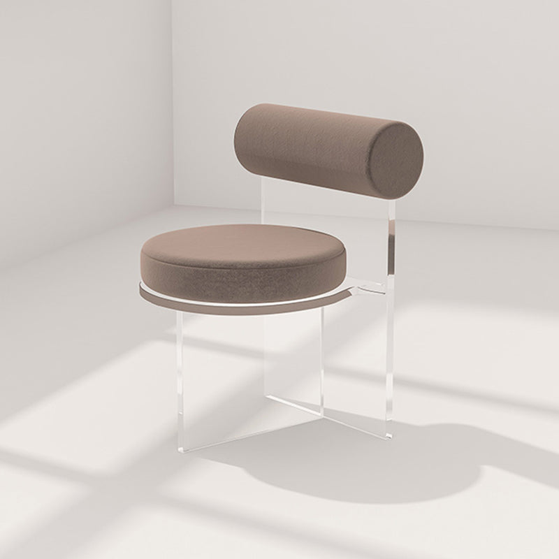 Modern Simple Side Chair Plastic Frame Side Dining Chair for Dining Room