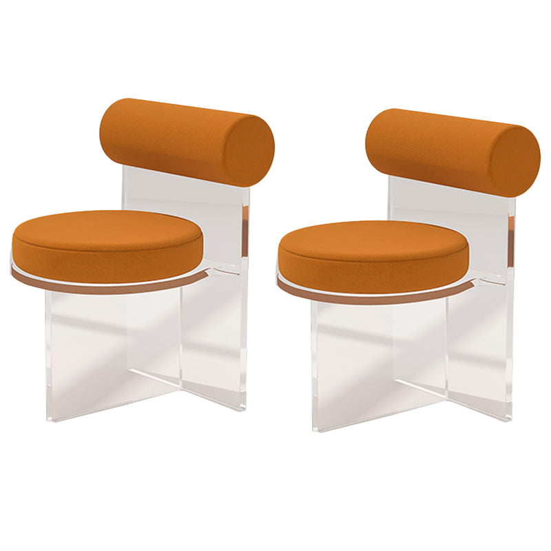 Modern Simple Side Chair Plastic Frame Side Dining Chair for Dining Room