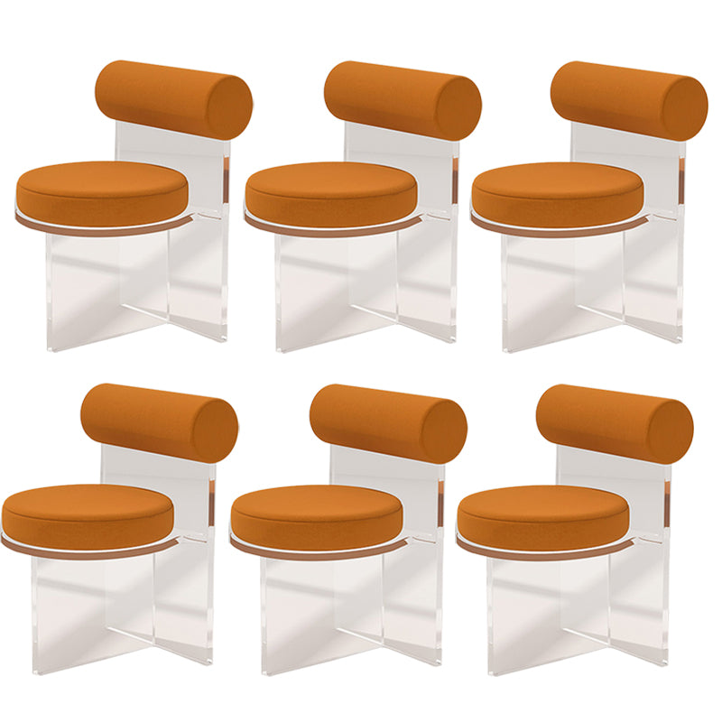 Modern Simple Side Chair Plastic Frame Side Dining Chair for Dining Room