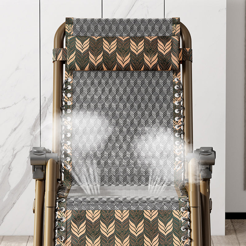 Contemporary Single Ergonimic Recliner with Legs and Pillow Metal Solid Color