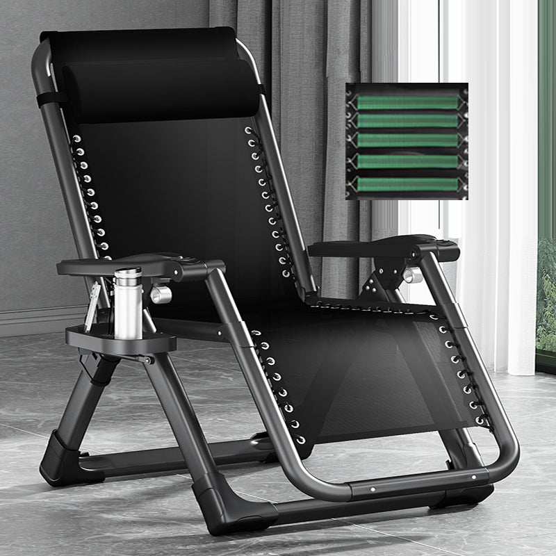 Contemporary Single Ergonimic Recliner with Legs and Pillow Metal Solid Color