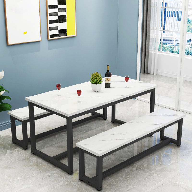 1/2/3/5 Piece Rectangle Shape Dining Room Table and Chair Set