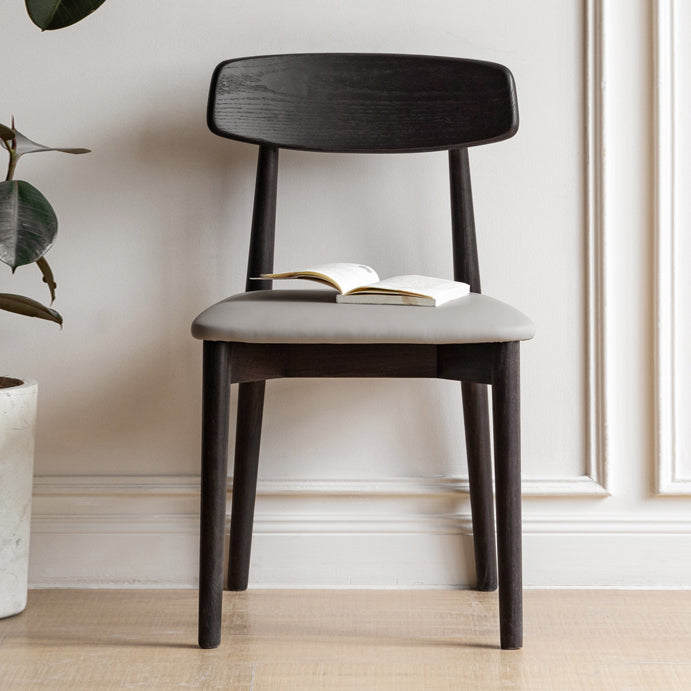 Contemporary Wood Open Back Armless Dining Chairs(Set of 1/2/4/6/8)