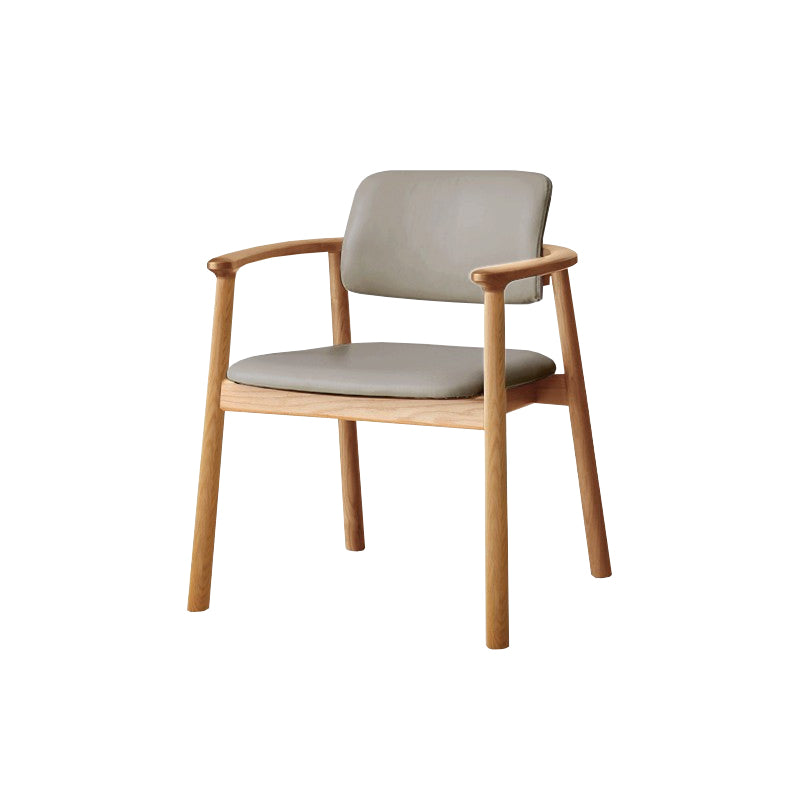 Contemporary Wood Open Back Dining Arm Chair(Set of 1/2/4/6/8)