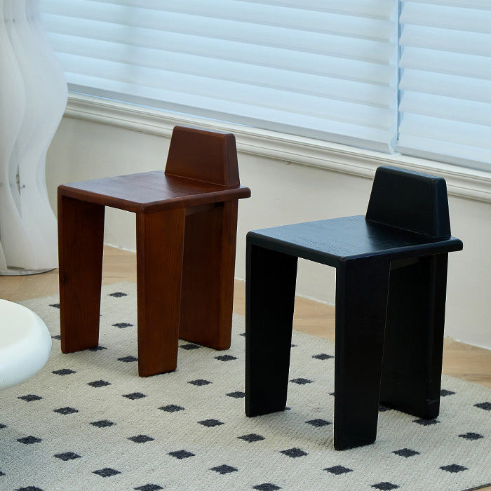 Contemporary Dining Room Solid Wood Parsons Armless Dining Chair