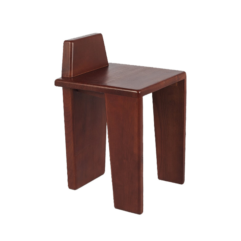 Contemporary Dining Room Solid Wood Parsons Armless Dining Chair