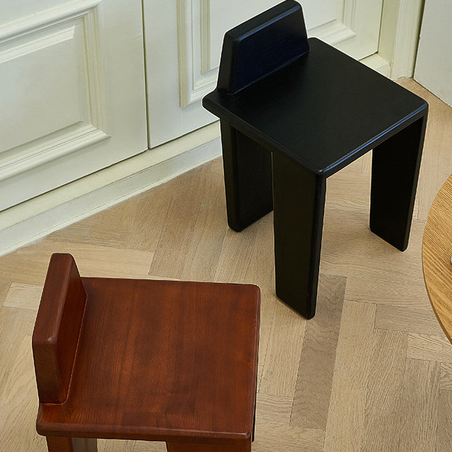Contemporary Dining Room Solid Wood Parsons Armless Dining Chair
