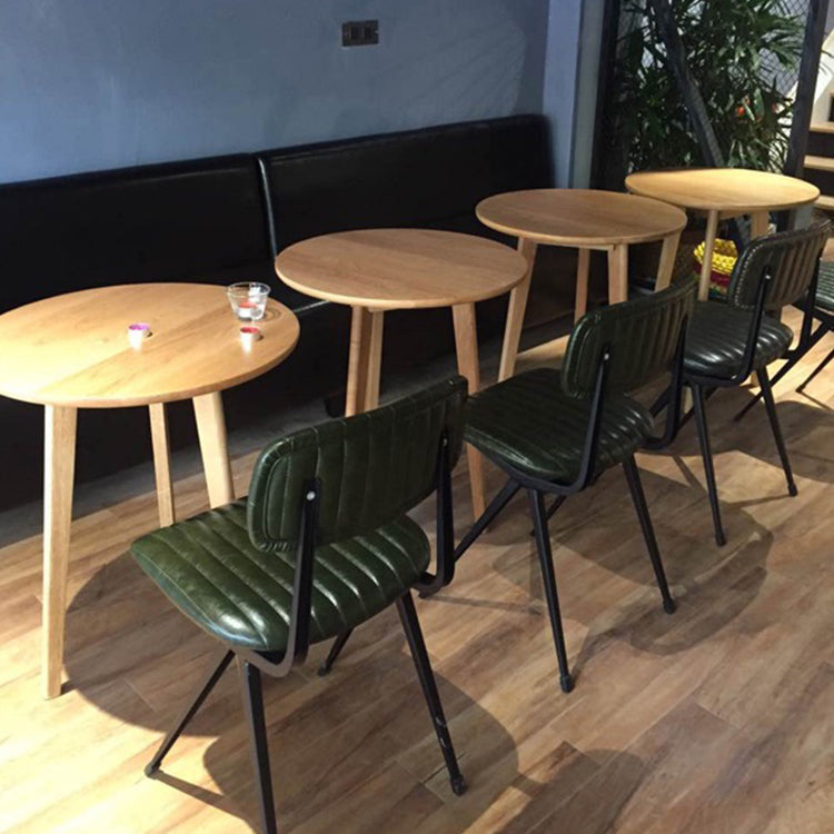 Contemporary Dining Room Open Back Metal Armless Dining Chair