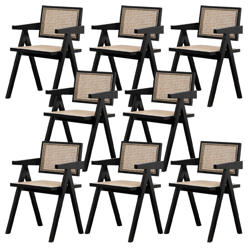 Contemporary Dining Room King Louis Back Solid Wood Dining Chair