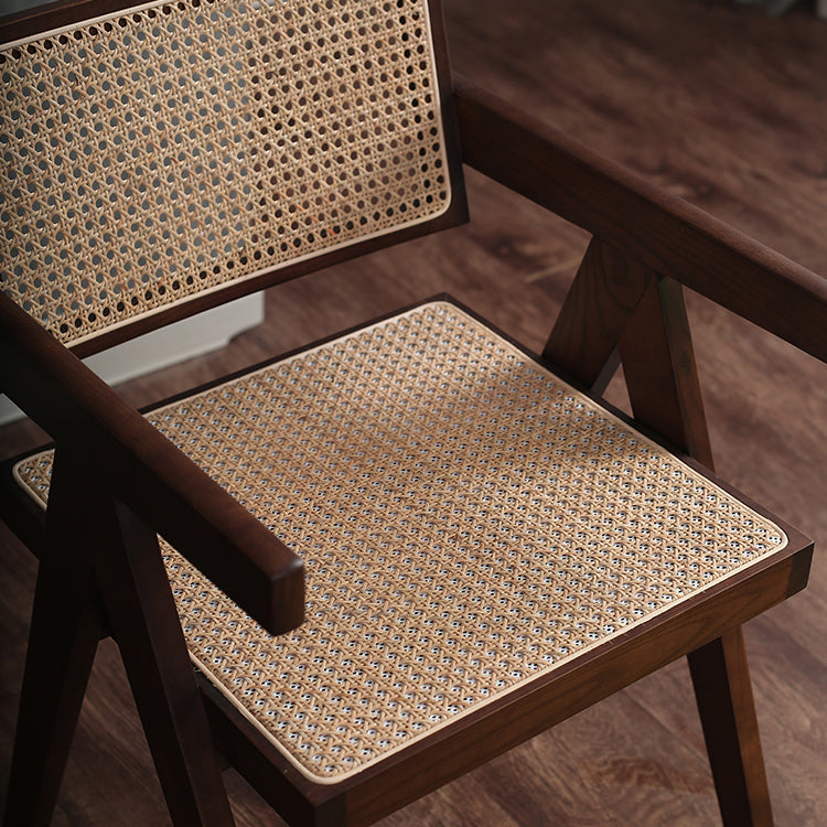 Contemporary Dining Room King Louis Back Solid Wood Dining Chair