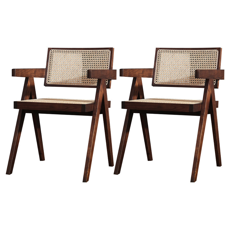 Contemporary Dining Room King Louis Back Solid Wood Dining Chair