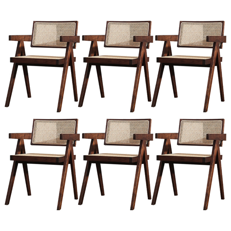 Contemporary Dining Room King Louis Back Solid Wood Dining Chair