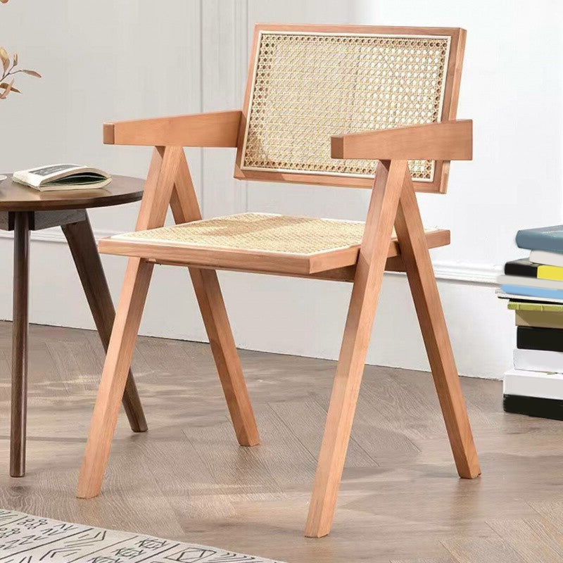 Contemporary Dining Room King Louis Back Solid Wood Dining Chair