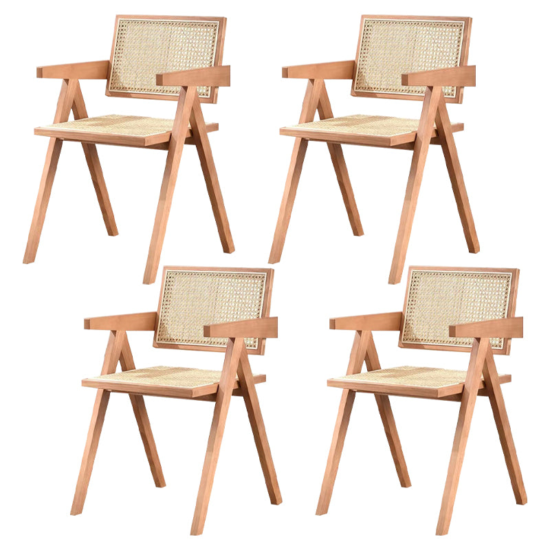 Contemporary Dining Room King Louis Back Solid Wood Dining Chair