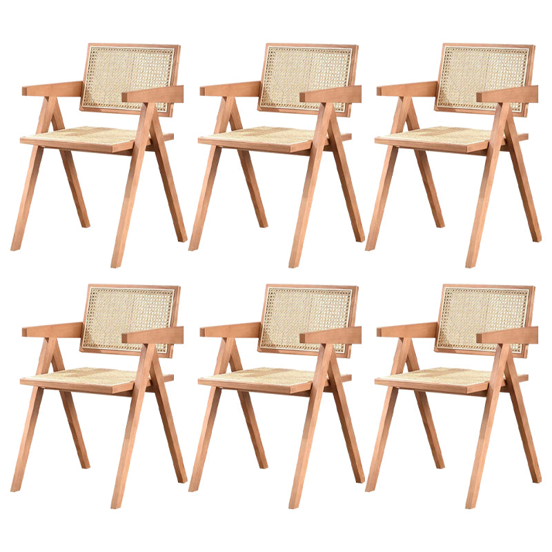 Contemporary Dining Room King Louis Back Solid Wood Dining Chair
