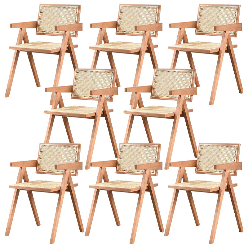 Contemporary Dining Room King Louis Back Solid Wood Dining Chair