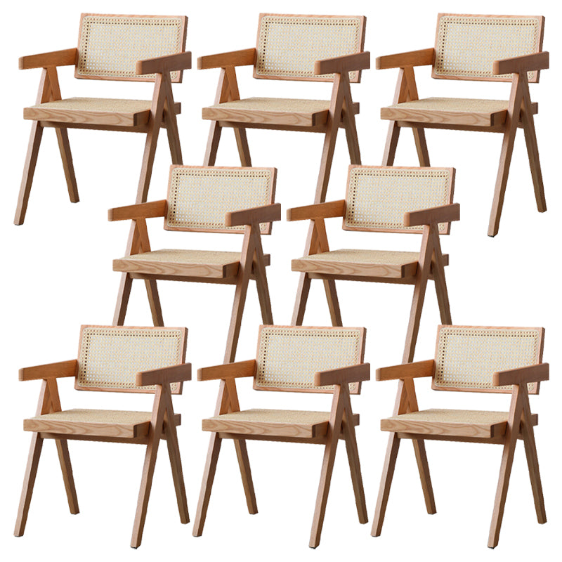 Contemporary Dining Room King Louis Back Solid Wood Dining Chair