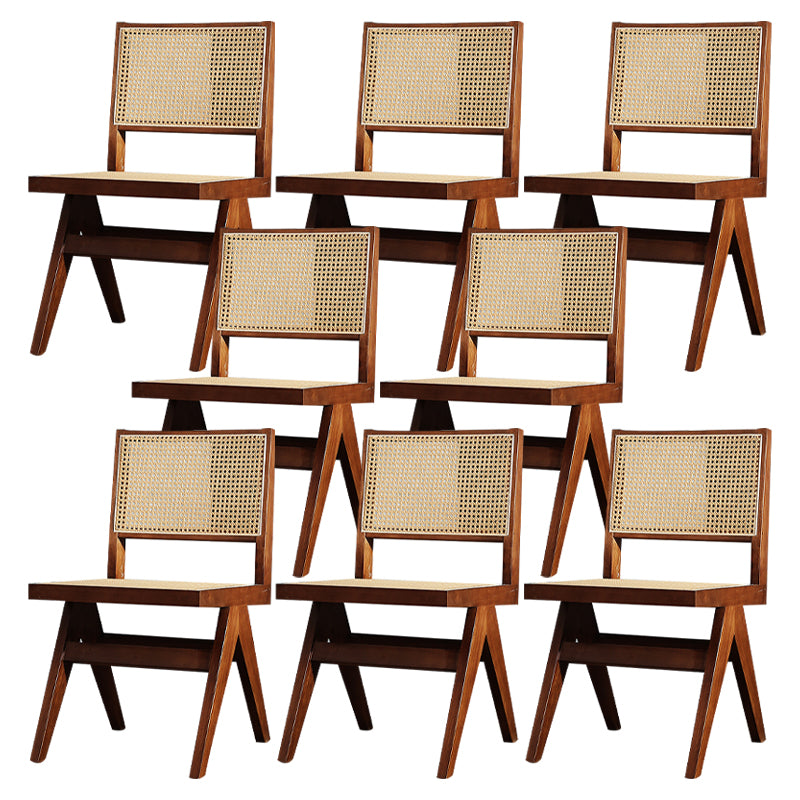 Contemporary Dining Room King Louis Back Solid Wood Dining Chair