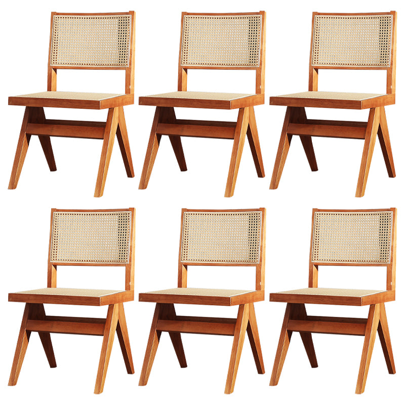 Contemporary Dining Room King Louis Back Solid Wood Dining Chair
