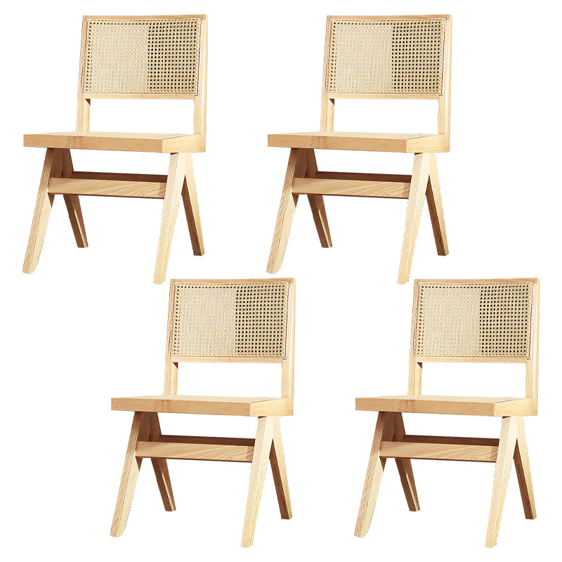 Contemporary Dining Room King Louis Back Solid Wood Dining Chair