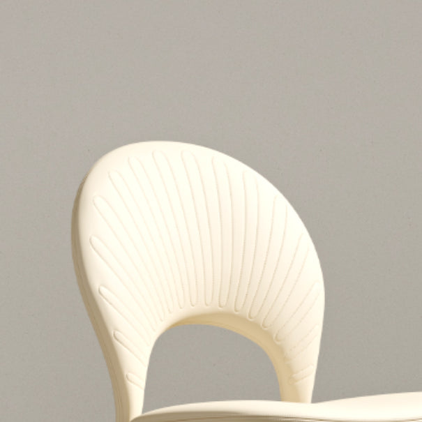 White Legs Contemporary Upholstered Dining Room Chair for Home