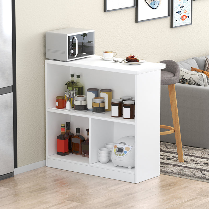 Contemporary Style Wood Rectangle Patio Bar Table for Dining Room