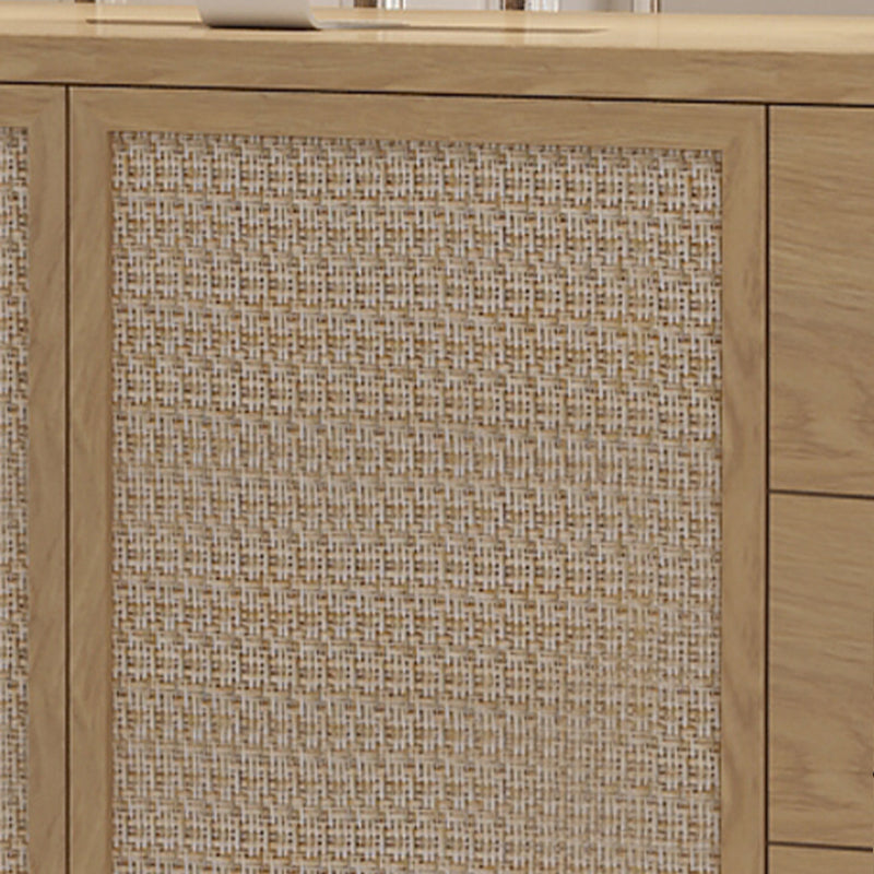 Contemporary Style Wood Rectangle Patio Bar Table for Living Room