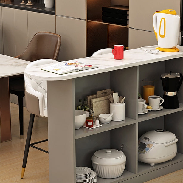 Contemporary Style Wood Specialty Patio Bar Table for Living Room