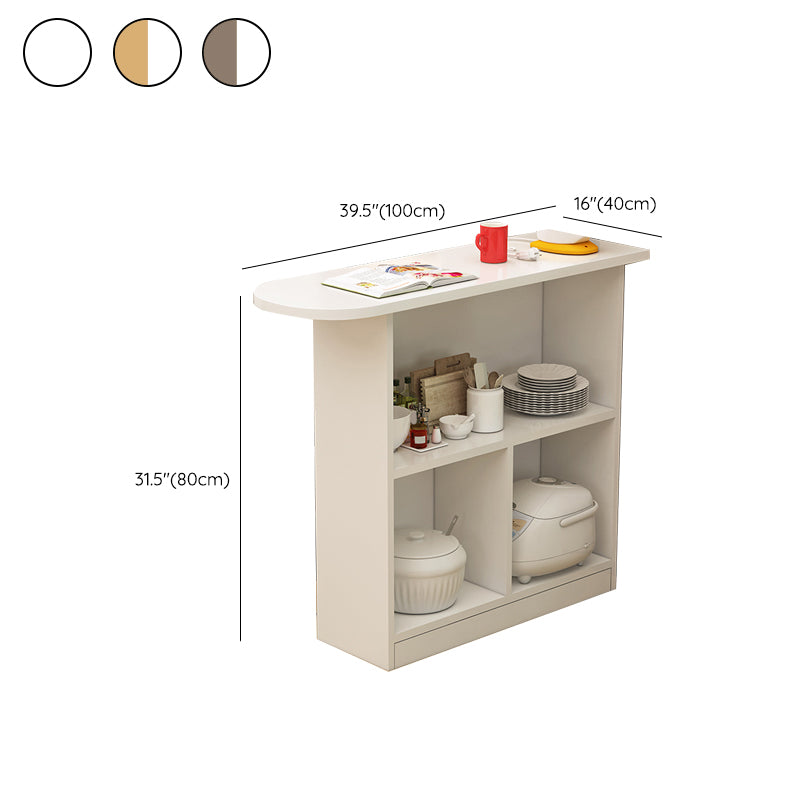 Contemporary Style Wood Specialty Patio Bar Table for Living Room