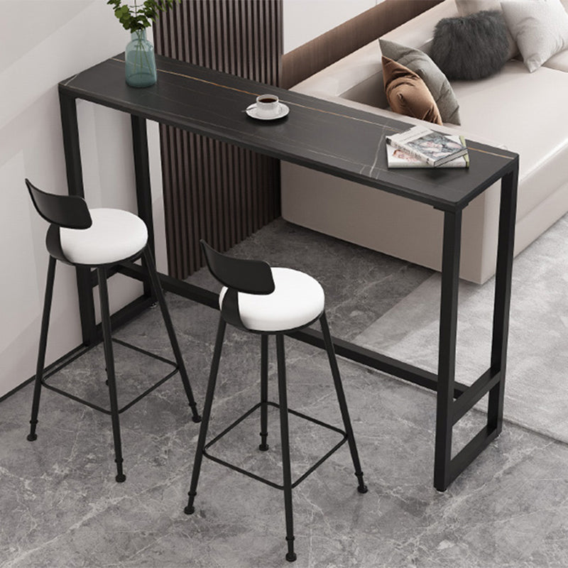 Modern Style 2/3/5 Pieces Stone Rectangular Bar Table Set for Living Room