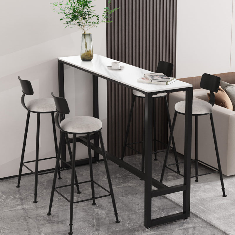 Modern Style 2/3/5 Pieces Stone Rectangular Bar Table Set for Living Room