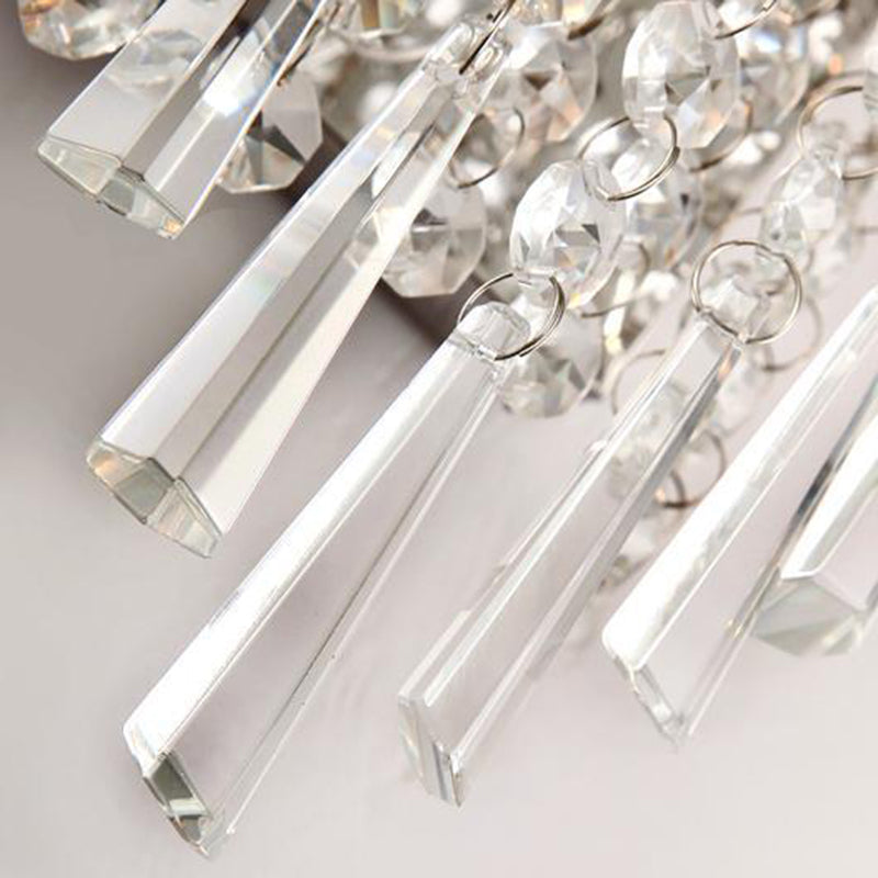 Modern Unique Shape Wall Light Sconces Crystal 1 Light Wall Lighting Fixtures