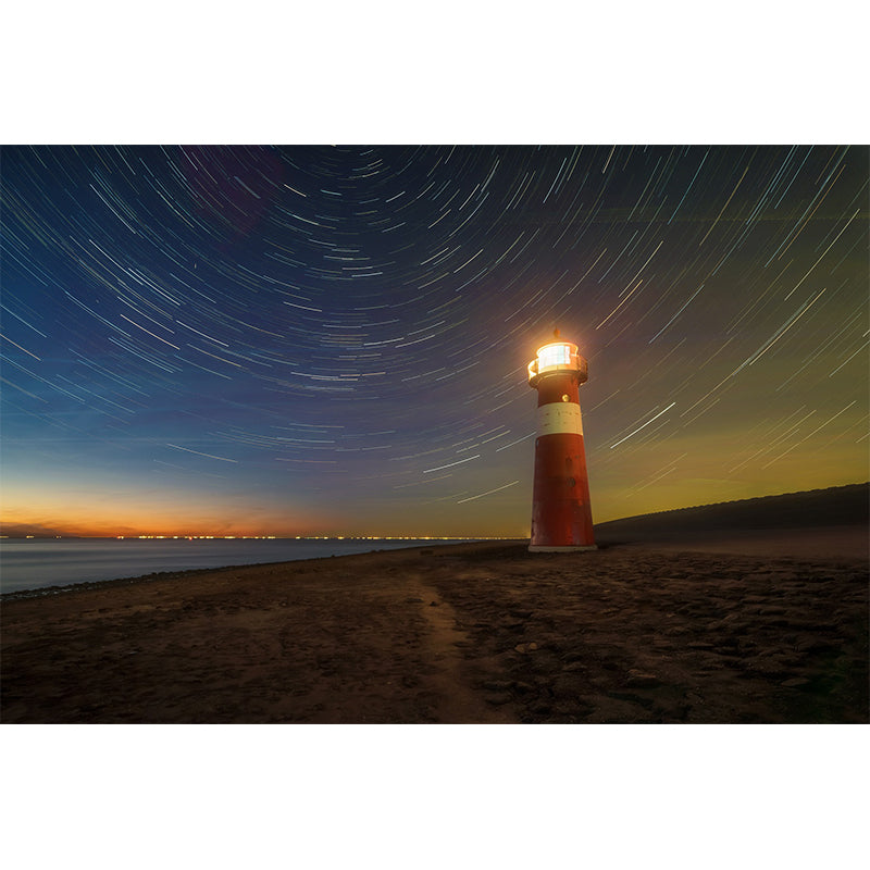Photography Pattern Mildew Wall Mural Horizontalt Stary Sky for Living Room