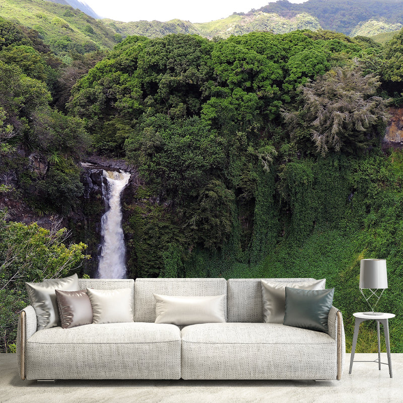 Fall Landscapes Photography Pattern Mildew Wall Mural Horizontalt for Living Room
