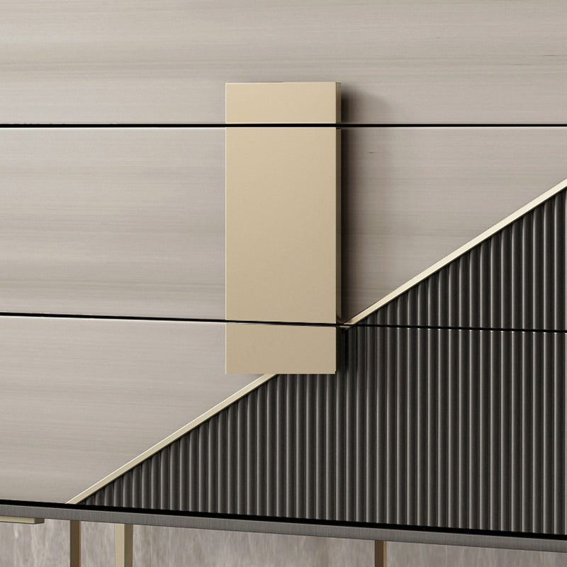 Glam Horizontal Storage Chest with Soft-Close Drawers for Home