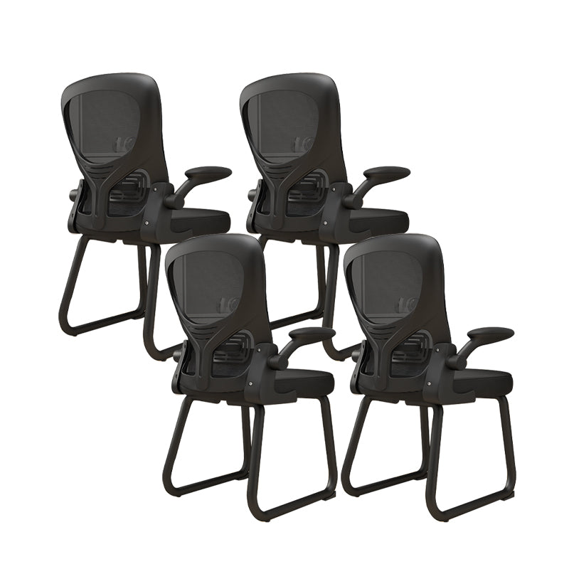 Contemporary Padded Arms Office Chair Ergonomic Desk Chair for Office