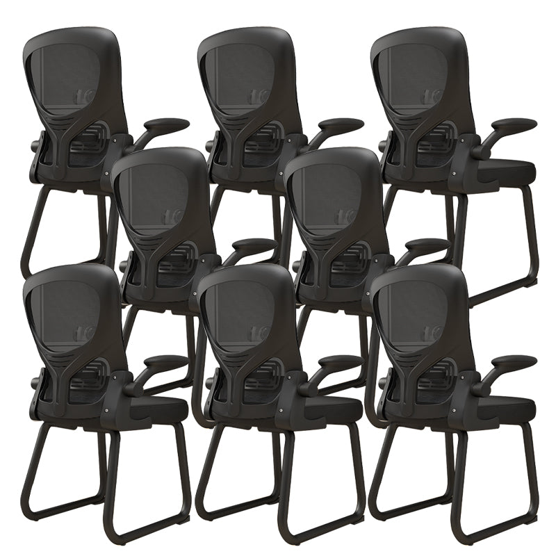 Contemporary Padded Arms Office Chair Ergonomic Desk Chair for Office