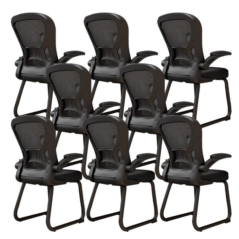 Contemporary Padded Arms Office Chair Ergonomic Desk Chair for Office
