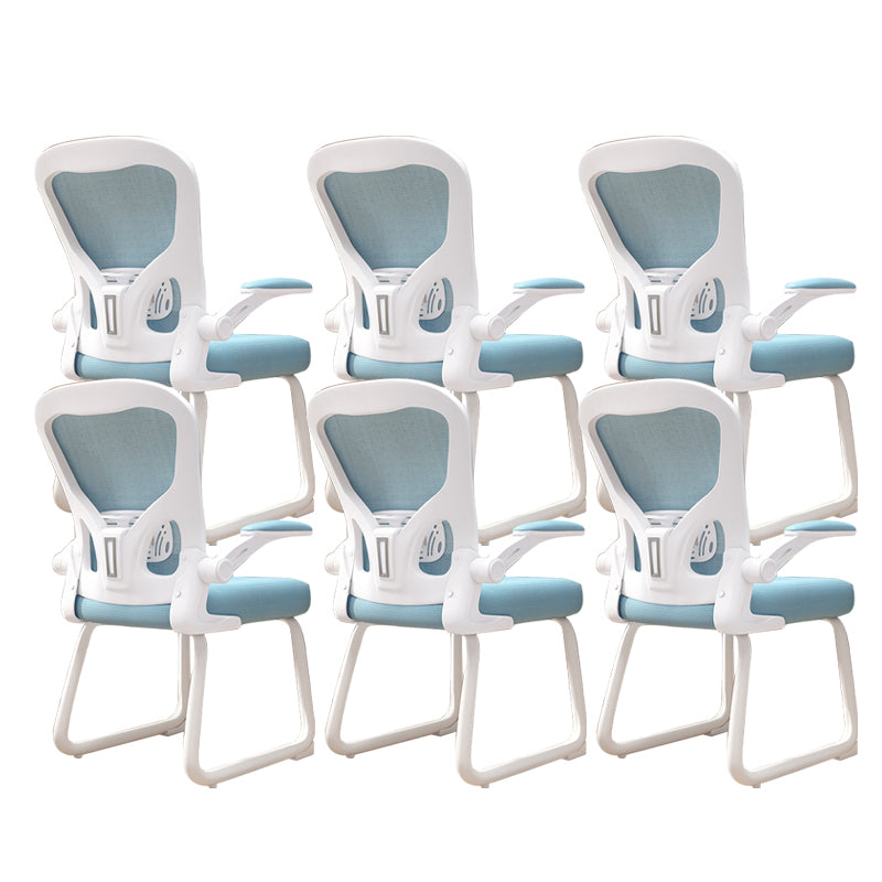 Contemporary Padded Arms Office Chair Ergonomic Desk Chair for Office