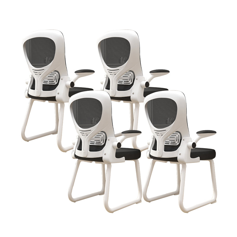 Contemporary Padded Arms Office Chair Ergonomic Desk Chair for Office