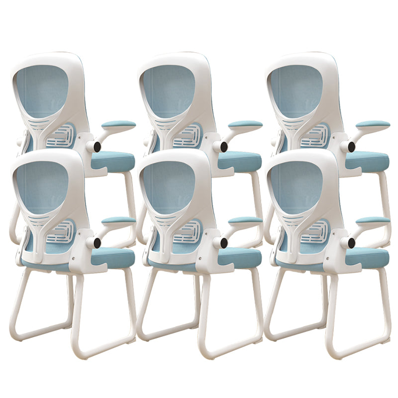 Contemporary Padded Arms Office Chair Ergonomic Desk Chair for Office